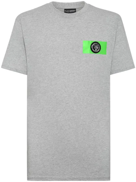 Plein Sport SS logo-print T-shirt Grey SADCMTK6915SJY001N