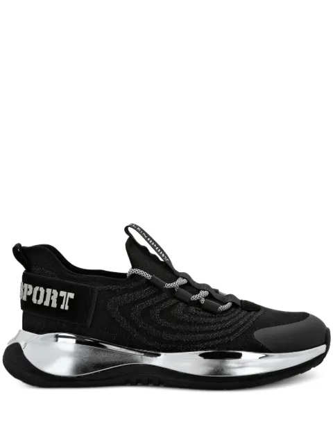 Plein Sport Runner logo-plaque sneakers Black SADSUSC0525STE003N