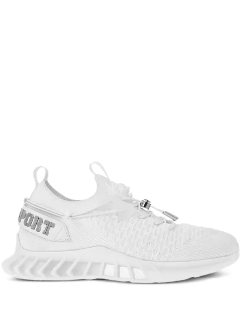 Plein Sport Runner knitted sneakers White SADSUSC0520STE003N