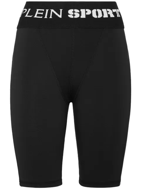 Plein Sport Push-Up cycling shorts Black PADCWJT1897STE003N