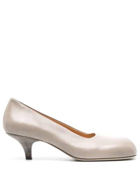 Marsèll 50mm Tillo square-toe pumps Grey MW8056093
