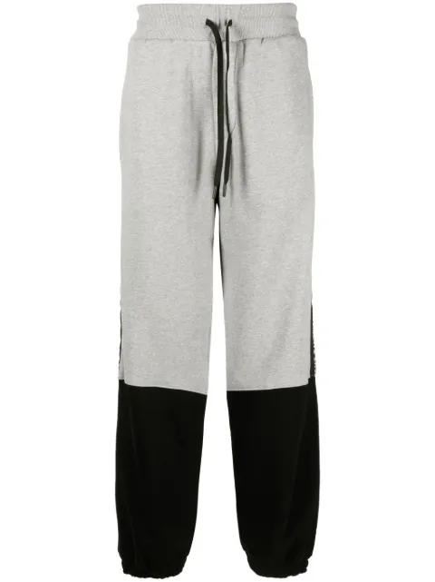 Versace Jeans Couture two-tone drawstring track pants Grey 75GAAF10CF03F
