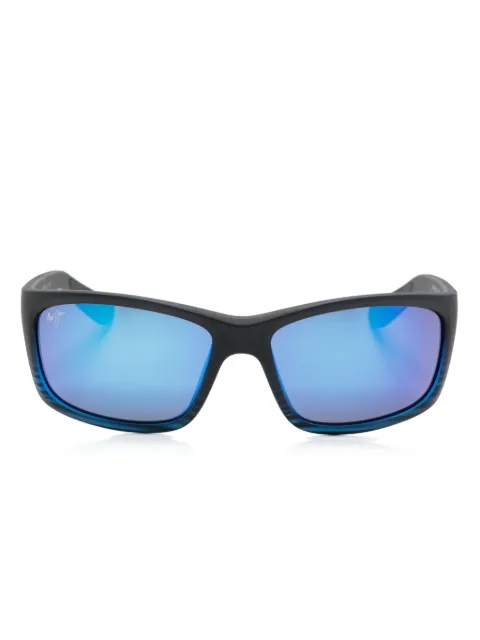 Maui Jim Kanaio Coast square-frame sunglasses Black B766