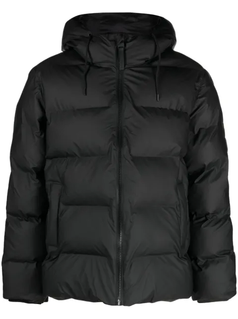 Rains Alta hooded puffer jacket Black 15120