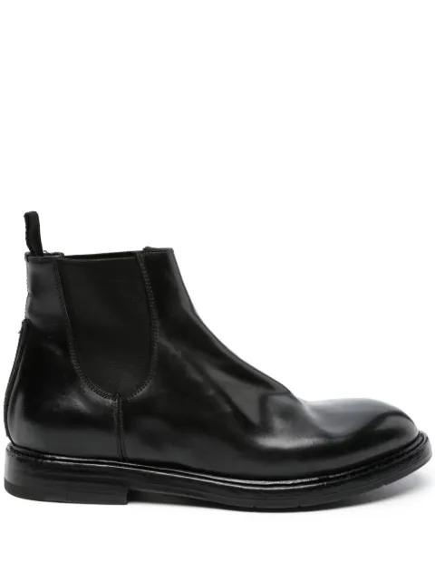 Premiata leather Chelsea boots Black 32103
