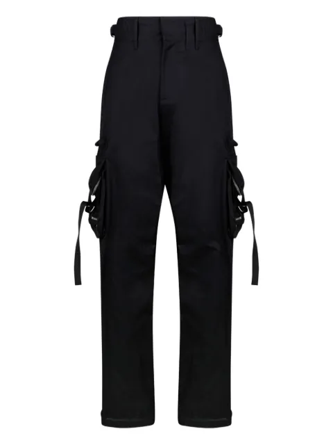 Off-White straight-leg cargo trousers Black OMCF041C99FAB0011000