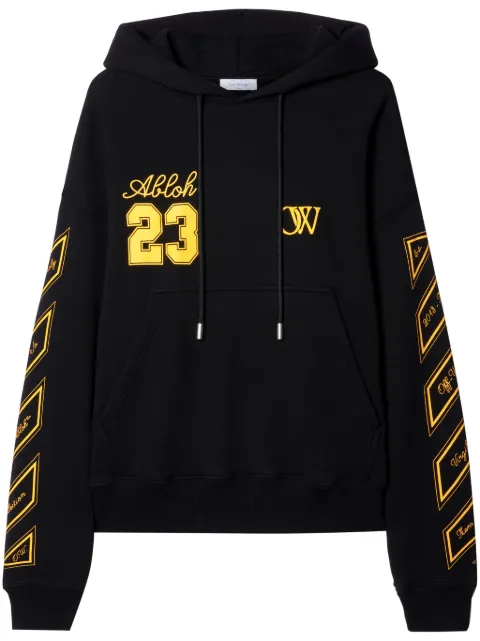Off-White Ow 23 Skate cotton hoodie Black OMBB085S24FLE0121022