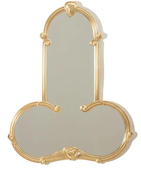 Seletti Liberty Man frame mirror Gold 17067