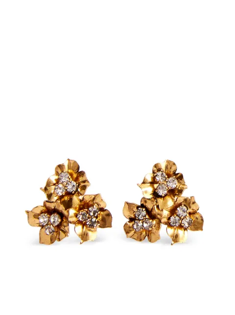 Jennifer Behr Maye floral-motif stud earrings Gold 111RA1GOLD