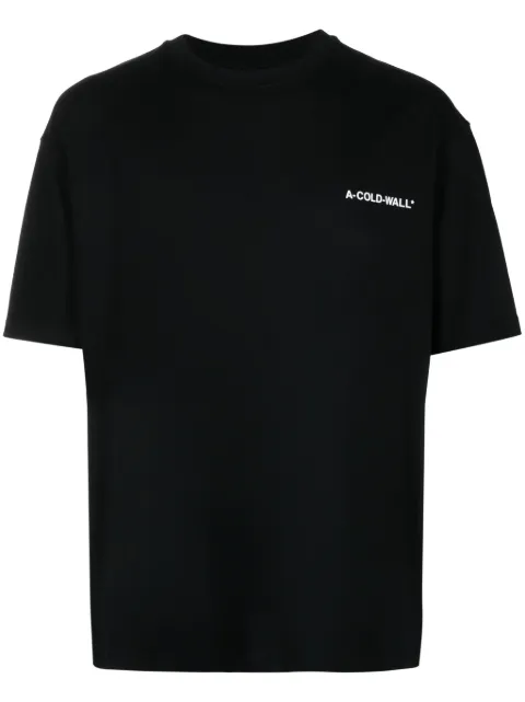 A-COLD-WALL* logo-print cotton T-shirt Black ACWMTS161A