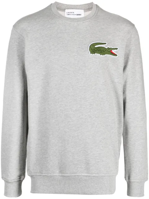 Comme Des Garçons Shirt patch-detail cotton sweatshirt Grey FLT005