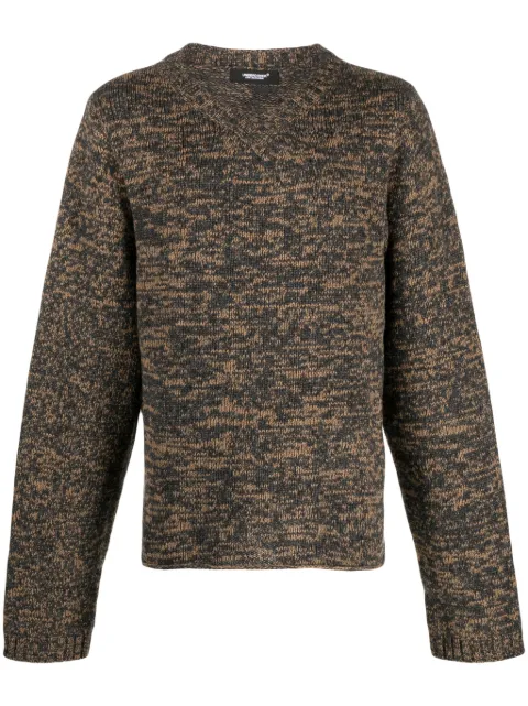 Undercover intarsia-knit wool jumper Brown UC2C4914