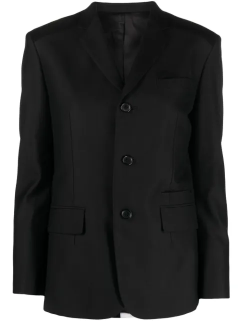 Undercover bead-appliqué wool blend blazer Black UC2C1101