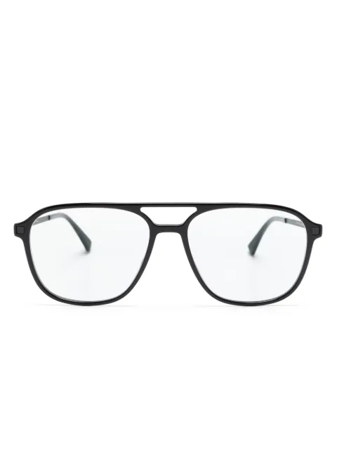 Mykita Gylfi pilot-frame glasses Black GYLFI