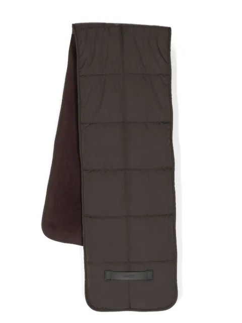 Spoonyard logo-appliqué padded scarf Brown AC020XBROWN