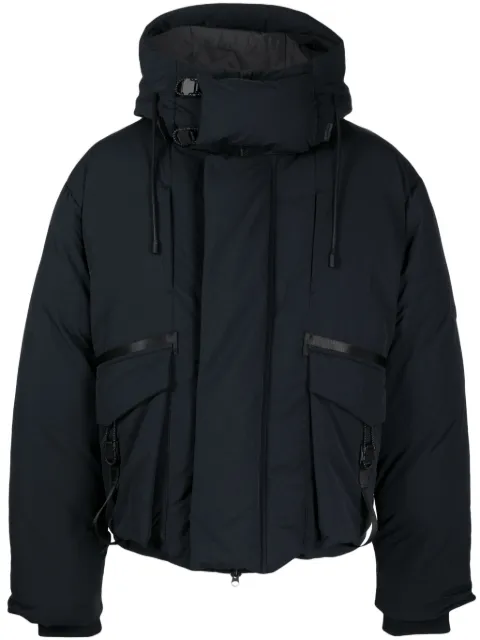 Spoonyard hooded padded jacket Black JK062MBLACK