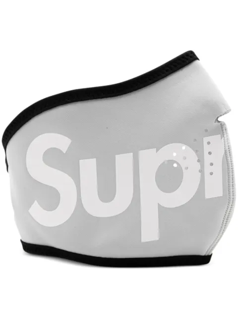 Supreme x Windstopper logo-print face mask Grey SU100048