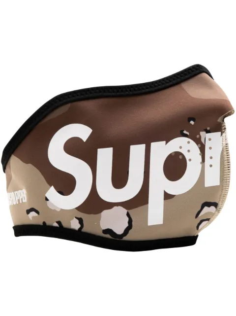 Supreme x Windstopper camouflage-print face mask Neutrals SU100049