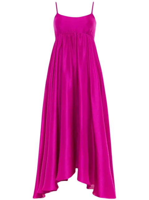 AZEEZA Rachel silk midi dress Pink RACHELMIDIMAG
