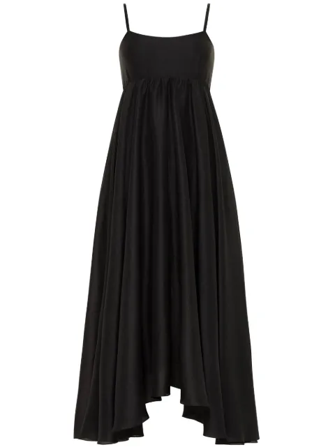 AZEEZA Rachel silk dress Black RACHELMIDIBLK