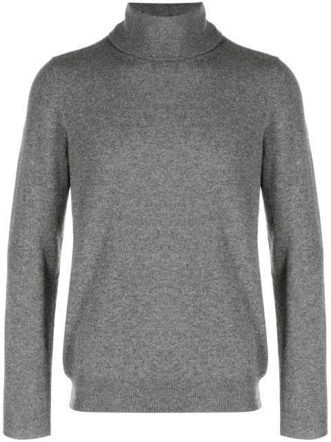 Zanone mélange-effect roll-neck jumper Grey 812529ZY270