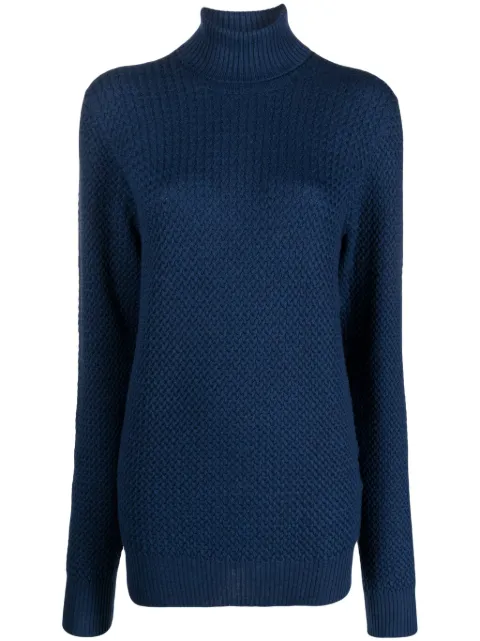 Fileria roll-neck virgin wool jumper Blue 5715714280