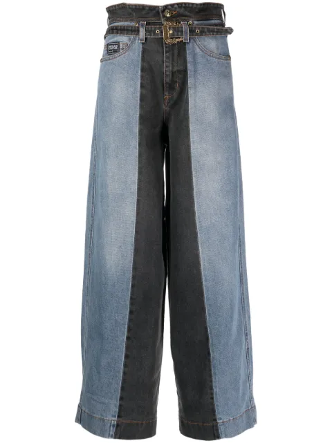 Versace Jeans Couture high-rise wide-leg jeans Blue 75HAB57MDW064M24