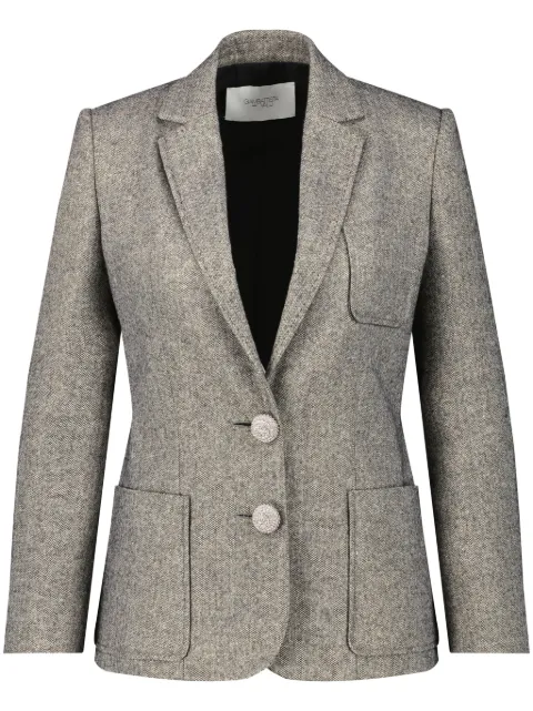 Giambattista Valli single-breasted blazer Grey 23FWSVZM600789GRI