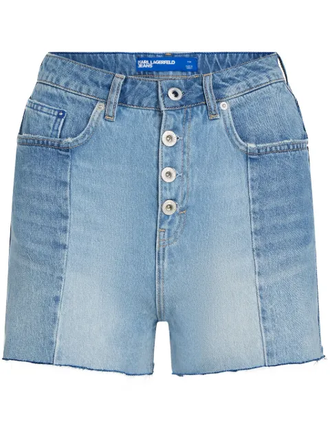 Karl Lagerfeld Jeans high-rise denim shorts Blue 241J1119298