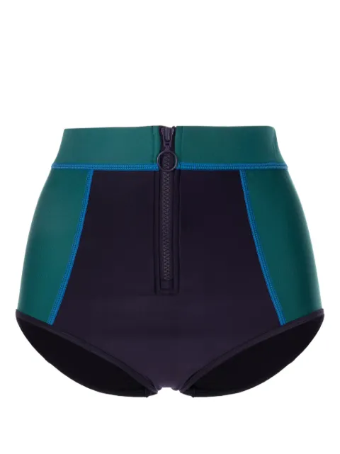 Duskii two-tone high-waisted bottom Purple DLB23093GN