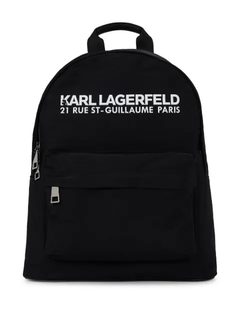 Karl Lagerfeld Rue St-Guillaume backpack Black 241M3051999