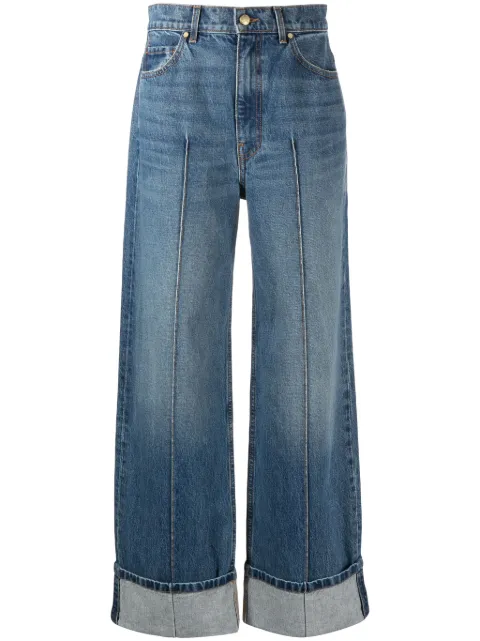 Ulla Johnson The Genevieve high-rise wide-leg jeans Blue UJ990492