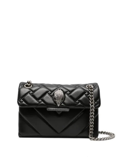 Kurt Geiger London Kensington leather shoulder bag Black MINIKENSINGTONXBAG