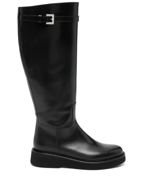 Doucal's buckled knee-high boots Black DD8669LUCCUF159NN00