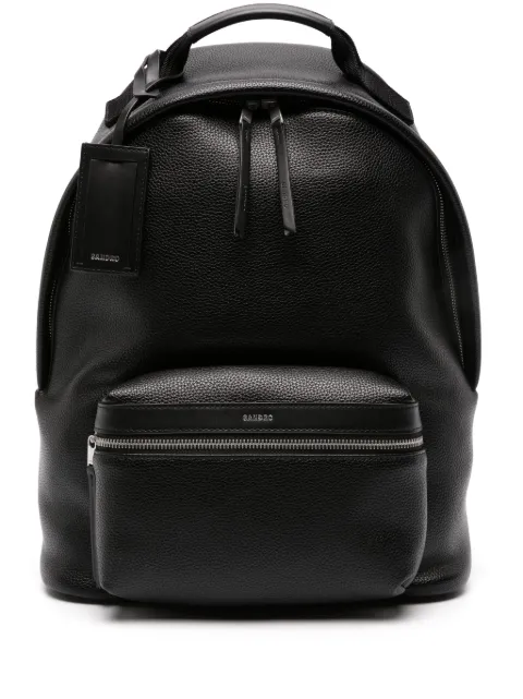 SANDRO coated canvas backpack Black SHASA01275