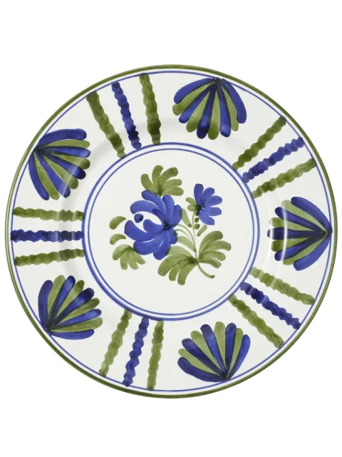 Cabana Blossom ceramic soup plate (23.5cm) Blue DWSPL10BLO2D0701