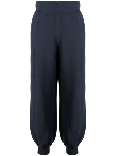 Kenzo floral-print cotton track pants Blue FD65PA7014MV
