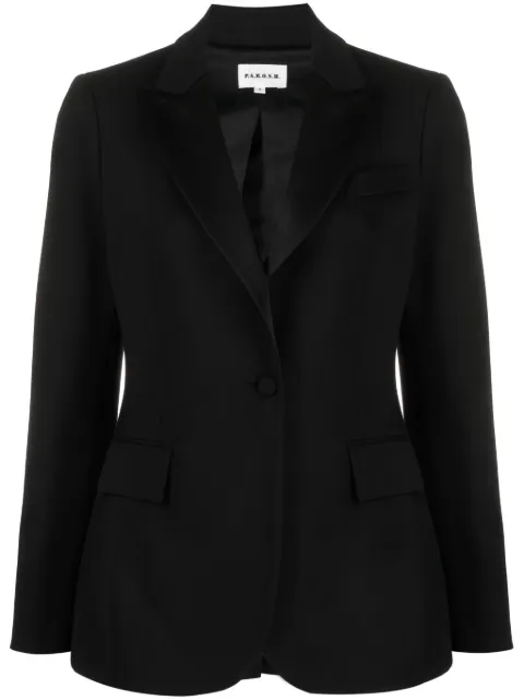 P.A.R.O.S.H. Liliuxy single-breasted blazer Black LILIUXY23D420064