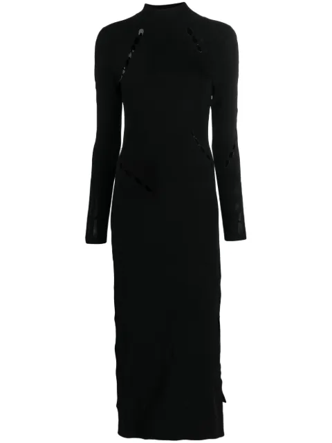 Y-3 Ingesan devoré knitted dress Black IP5582