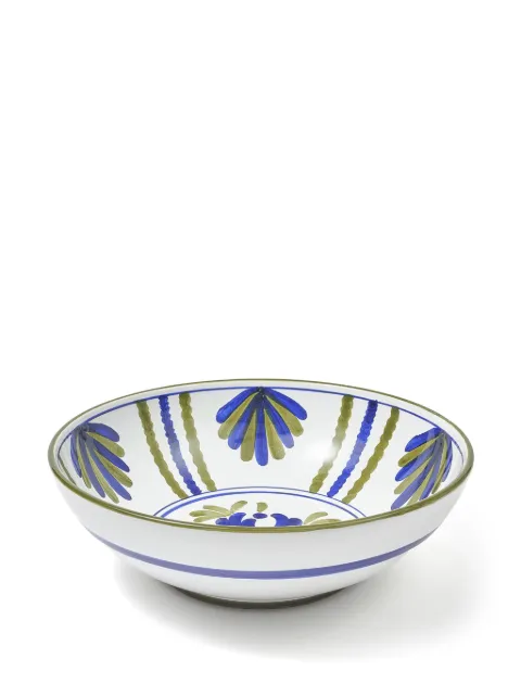 Cabana Blossom ceramic salad bowl (30cm) Blue TTSVP10BLO2D1301