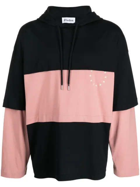 Études Studio Pave Europa organic-cotton hoodie Black H23MM180A00751