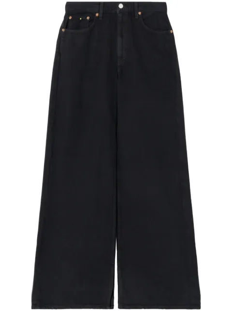 RE/DONE Low Rider loose jeans Black 16803WLOWRDL