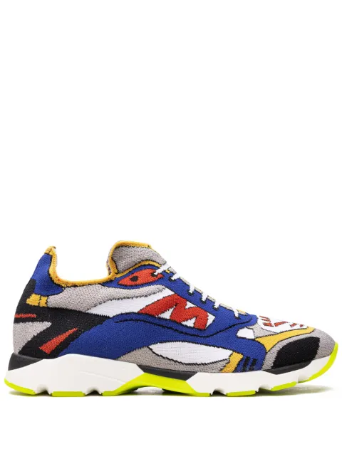 Marni trompe l'oeil-print sneakers Grey SNZU014701P5863