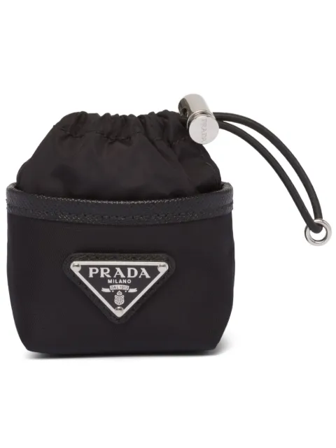 Prada mini Re-Nylon Air Pods Pro case Black 2TT1702DMK