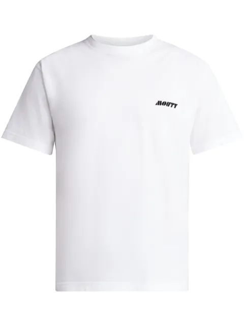 MOUTY logo-print cotton T-shirt White TS1AH22