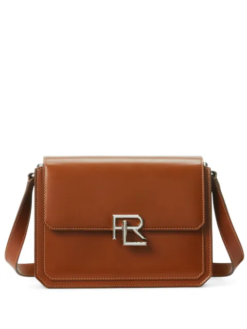 Ralph Lauren Collection logo-plaque leather crossbody bag Brown 435930953004