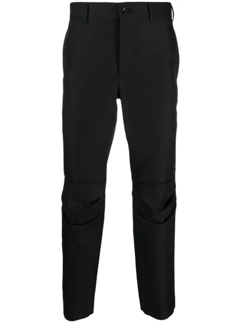 Comme des Garçons Homme Plus mid-rise tapered trousers Black PLP030