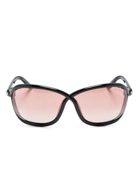 TOM FORD Eyewear Fernanda butterfly-frame sunglasses Black FT1069