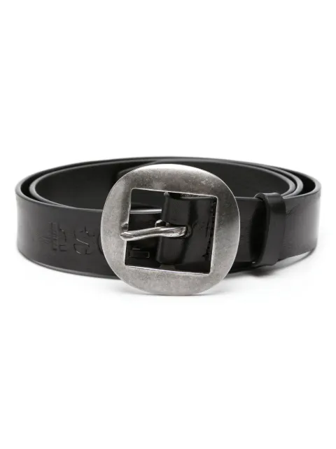 DSQUARED2 logo-debossed buckle-fastening belt Black BEM039212900001