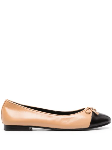 Tory Burch cap-toe ballet Neutrals 154513